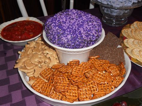 purple color party basket ideas|purple food snacks for parties.